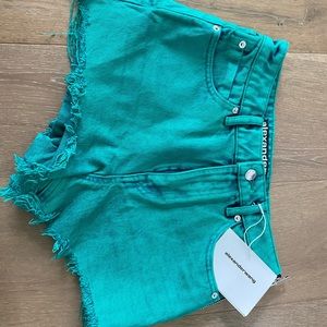 Alexander Wang denim shorts